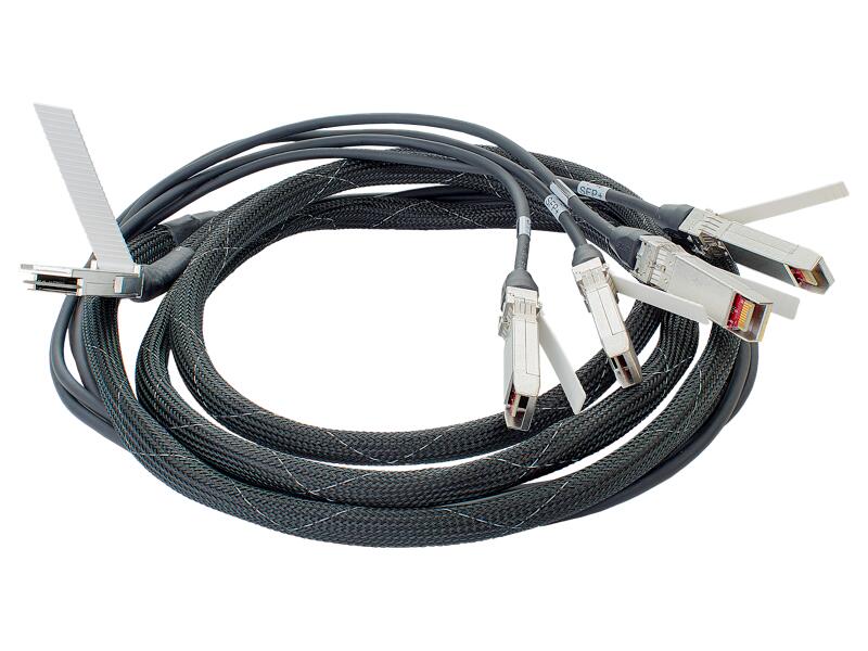 HPE DAC Kabel BladeSystem Klasse C, 40G QSFP+ zu 4x10G SFP+, 3m