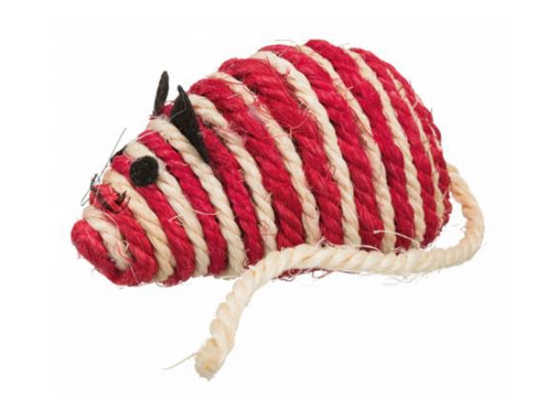 Trixie Sisal Mouse XXL 10 cm assorted colours