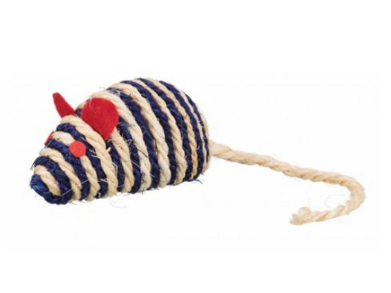 Trixie Sisal Mouse XXL 10 cm assorted colours