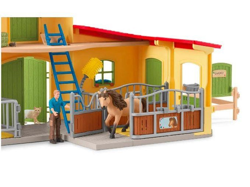 Schleich Pony Box with Iceland Pony Stallion