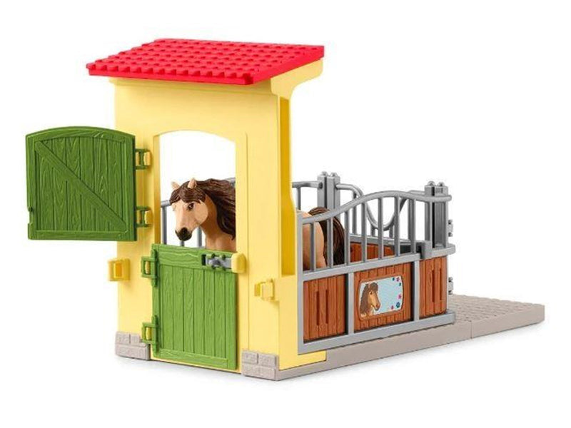 Schleich Pony Box with Iceland Pony Stallion