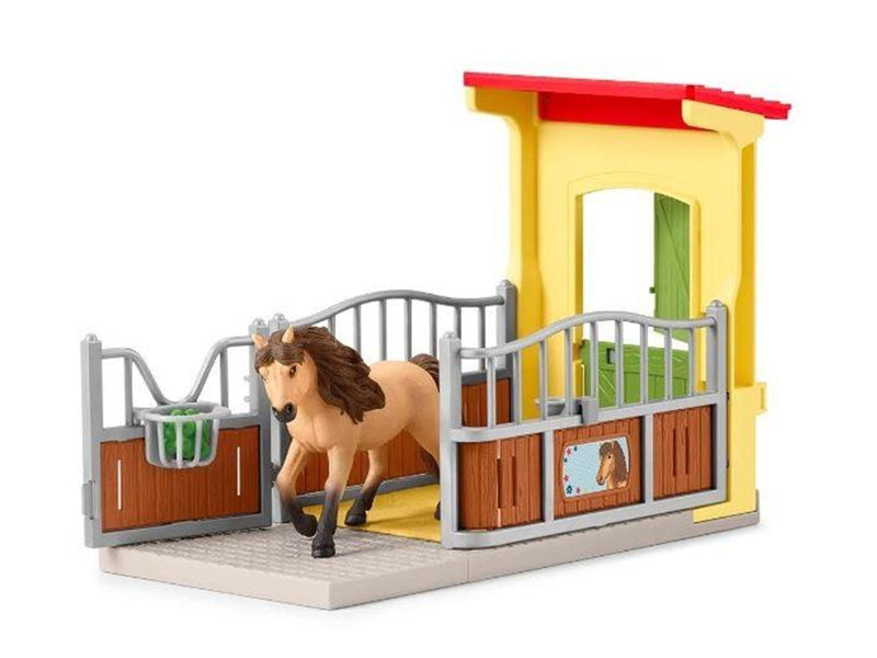 Schleich Pony Box with Iceland Pony Stallion