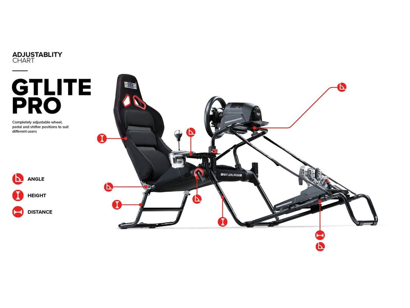 Next Level Racing GTLite Pro Foldable Cockpit Racing simulator cockpit - Bis zu 150 kg
