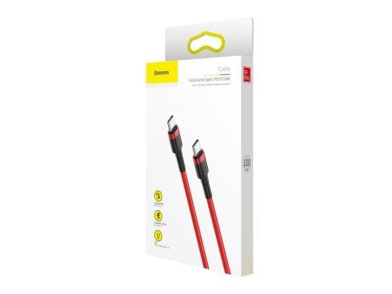 Baseus Cafule Cable USB-C PD 2.0 QC 3.0 60W 1m (Red)