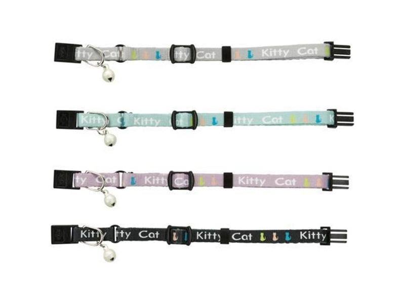 Trixie Kitten collar with motif set assorted colours