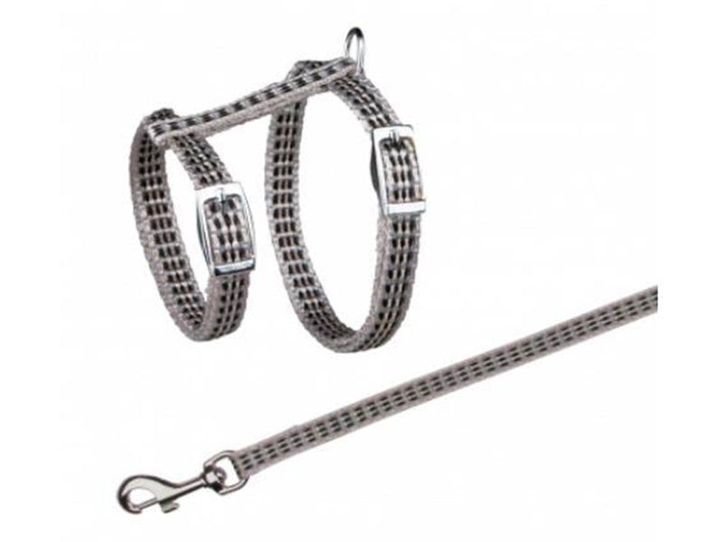 Trixie Harness with Lead Reflecting assorted colours