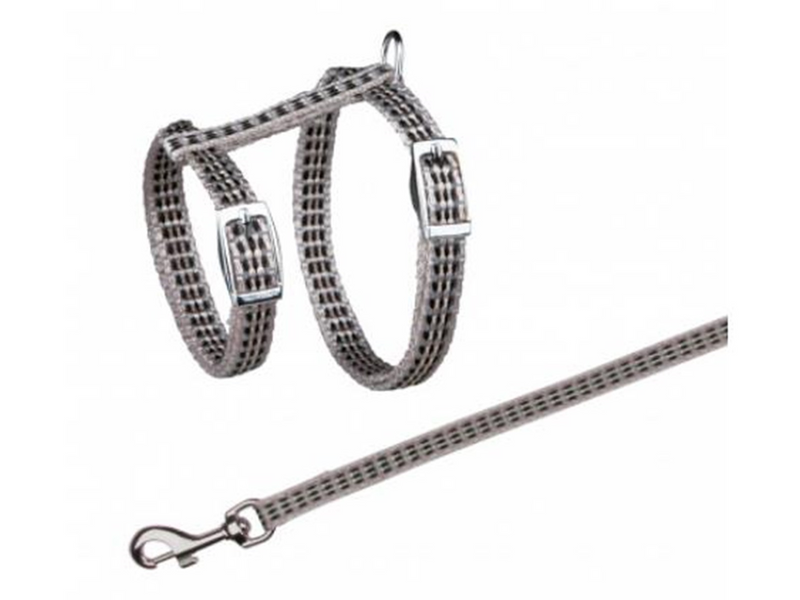 Trixie Harness with Lead Reflecting assorted colours