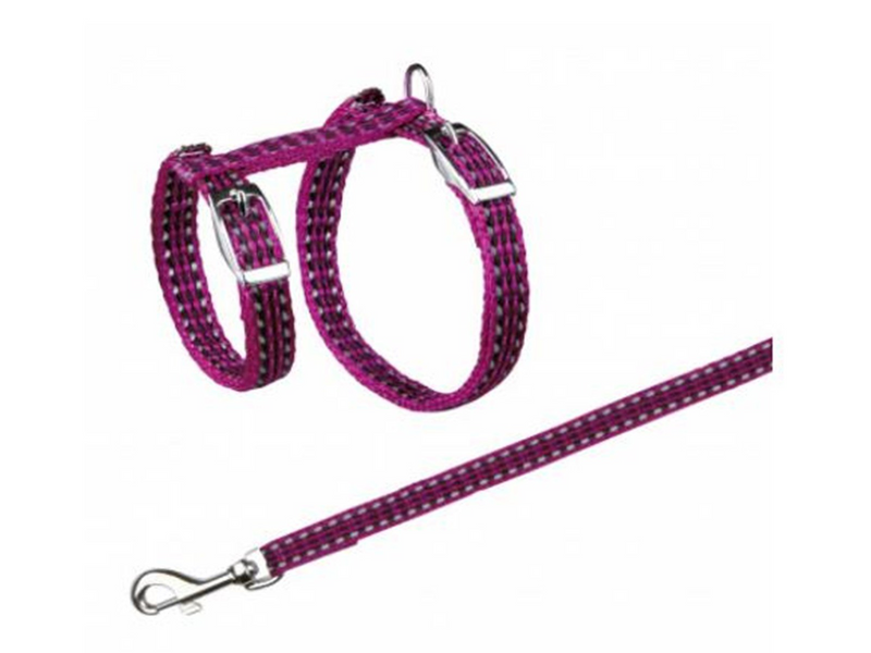 Trixie Harness with Lead Reflecting assorted colours