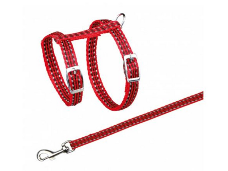 Trixie Harness with Lead Reflecting assorted colours