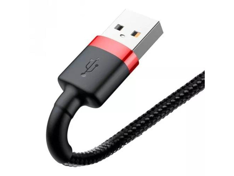 Baseus Cafule USB Lightning Cable 1.5A 2m (Black+Red)
