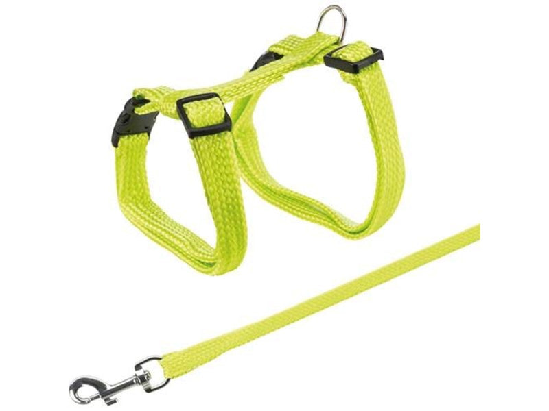 Trixie Cat Harness with Lead assorted colours