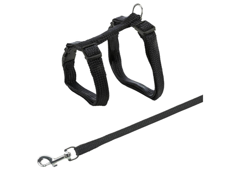 Trixie Cat Harness with Lead assorted colours