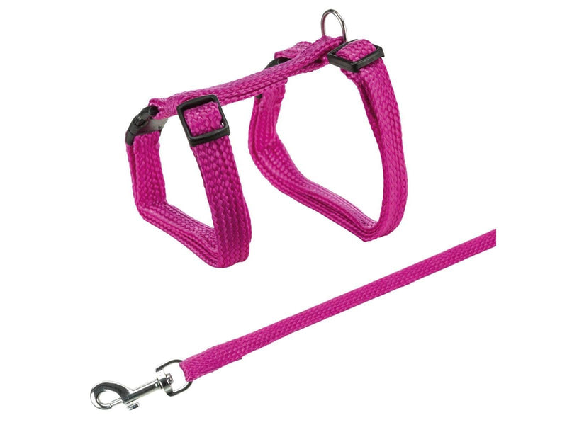 Trixie Cat Harness with Lead assorted colours