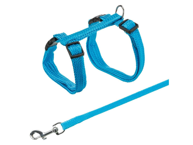 Trixie Cat Harness with Lead assorted colours