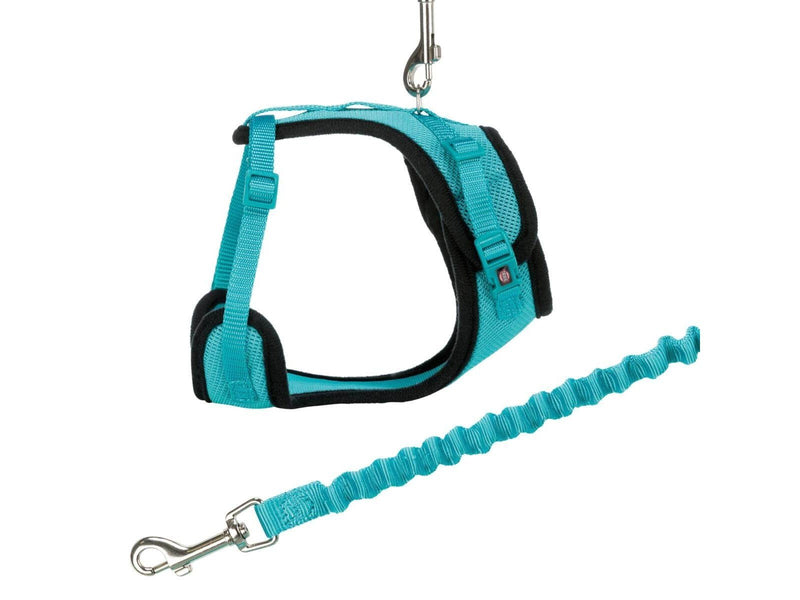 Trixie Mesh Y-Harness with Lead 39–60 cm/10 mm assorted colours