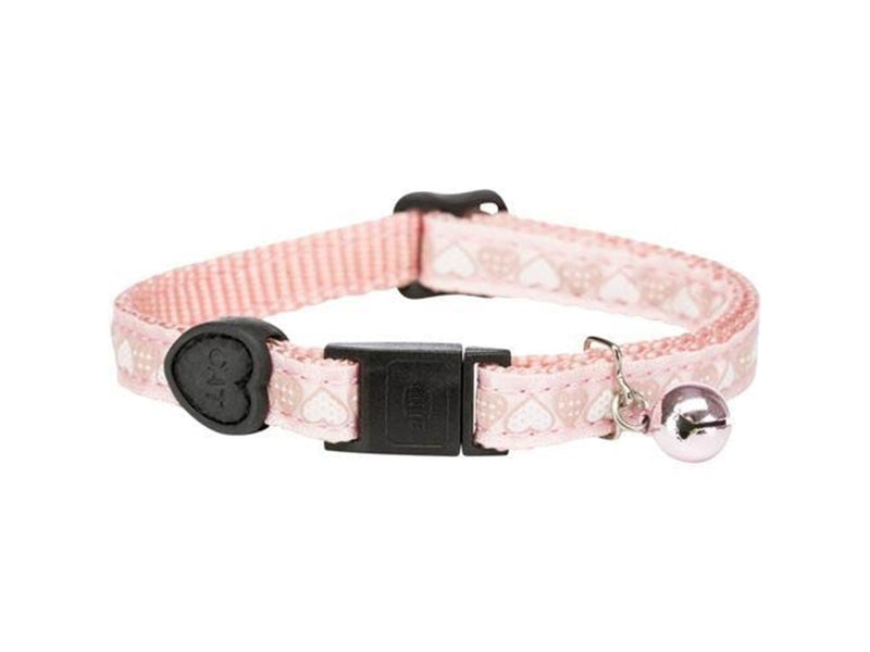 Trixie Cat collar hearts assorted colours