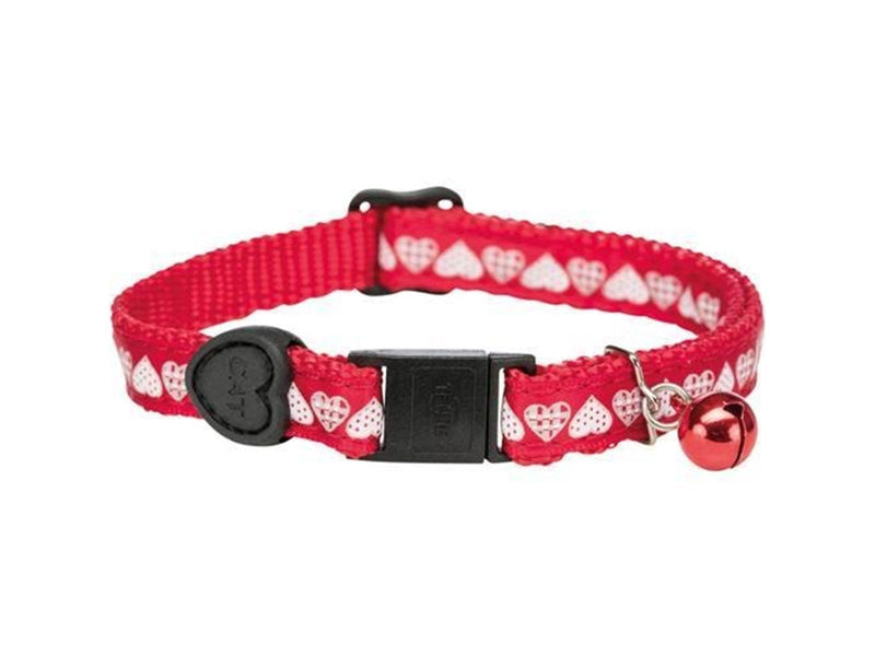 Trixie Cat collar hearts assorted colours