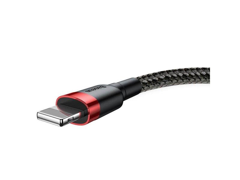 Baseus Cafule Double-sided USB Lightning Cable 2.4A 1m (Black+Red)