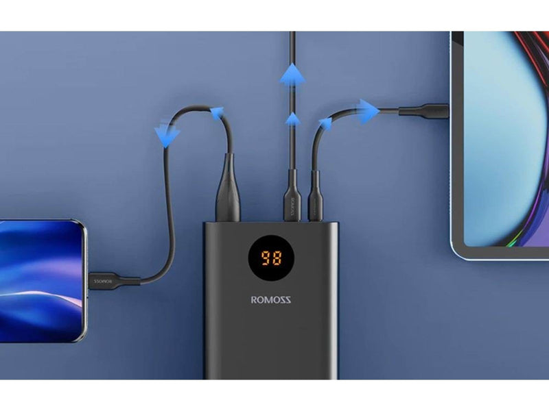 ROMOSS PEA30 Powerbank (Akku) - schwarz - 30000 mAh