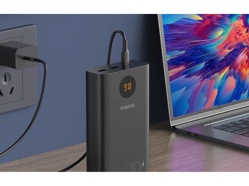 ROMOSS PEA30 Powerbank (Akku) - schwarz - 30000 mAh