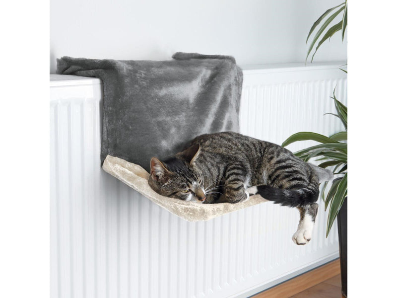 Trixie Radiator bed plush 45 × 24 × 31 cm grey/light grey