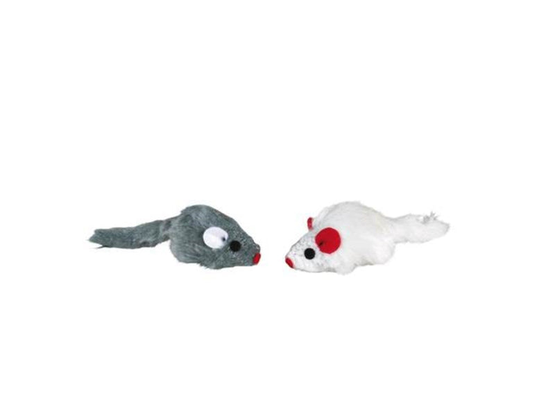 Trixie Set of Plush Mice 5cm