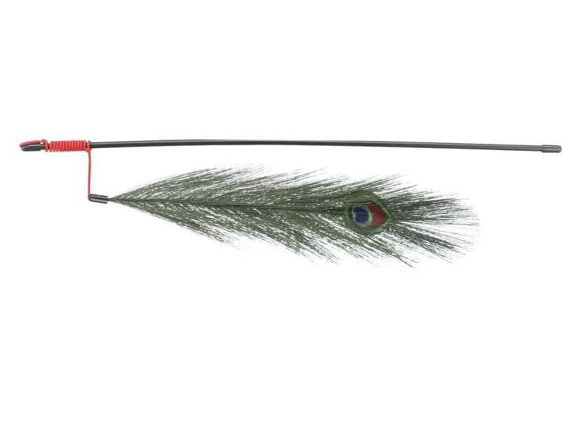 Trixie Playing Rod with Peacock Feather 47cm