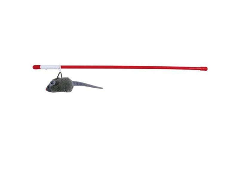 Trixie Playing Rod with Squeaky Mouse 47cm