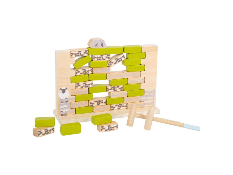 Small Foot - Wooden Wobble Wall Game