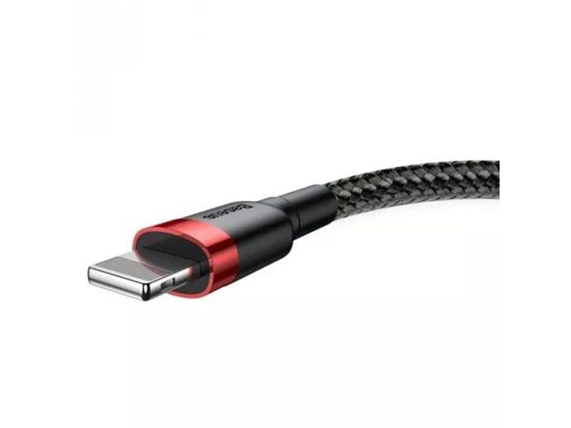Baseus Cafule USB Lightning Cable 2.4A 0.5m (Red+Black)