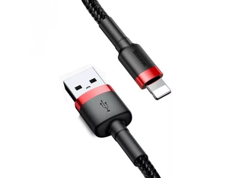 Baseus Cafule USB Lightning Cable 2.4A 0.5m (Red+Black)