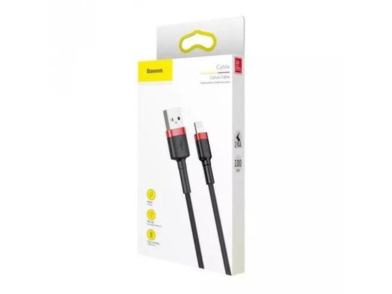 Baseus Cafule USB Lightning Cable 2.4A 0.5m (Red+Black)