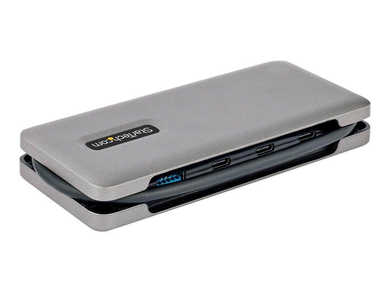 StarTech.com 4-Port USB-C Hub 1x USB-A and 3x USB-C Ports USB 3.1 10Gbps Bus Powered USB Type C Hub with 9.8in (25cm) Wrap-Aroun