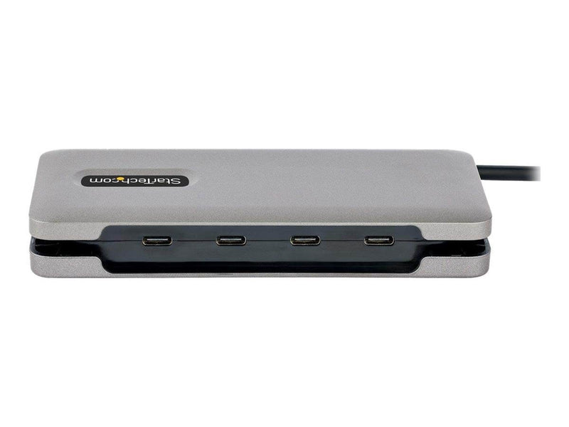 StarTech.com 4-Port USB-C Hub 4x USB-C Ports USB 3.1 10Gbps Portable USB C Hub with 100W Power Delivery Pass-Through Portable US
