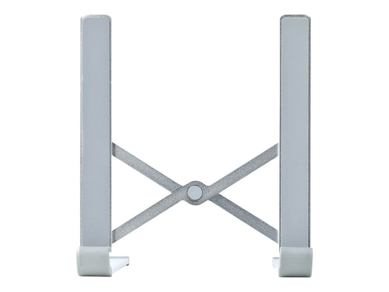 StarTech.com Foldable Laptop Riser Stand Portable Height Adjustable Ergonomic Laptop Stand Ventilated Aluminum Frame Supports 22