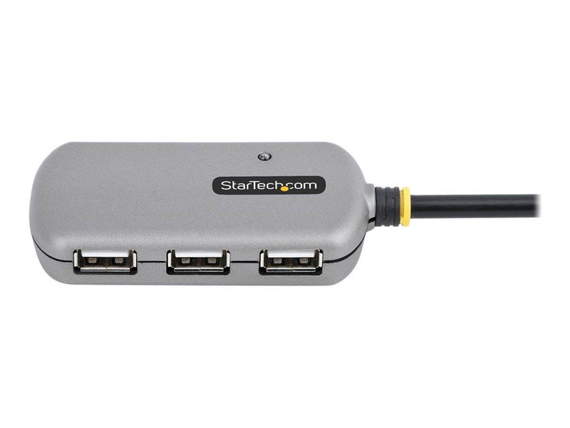 StarTech.com USB Extender Hub 24m USB 2.0 Extension Cable with 4-Port USB Hub Active/Bus Powered USB Repeater Cable USB-Hubs - 4
