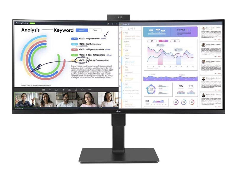 34" LG UltraWide 34BQ77QC-B - 3440x1440 - IPS - 90W USB-C