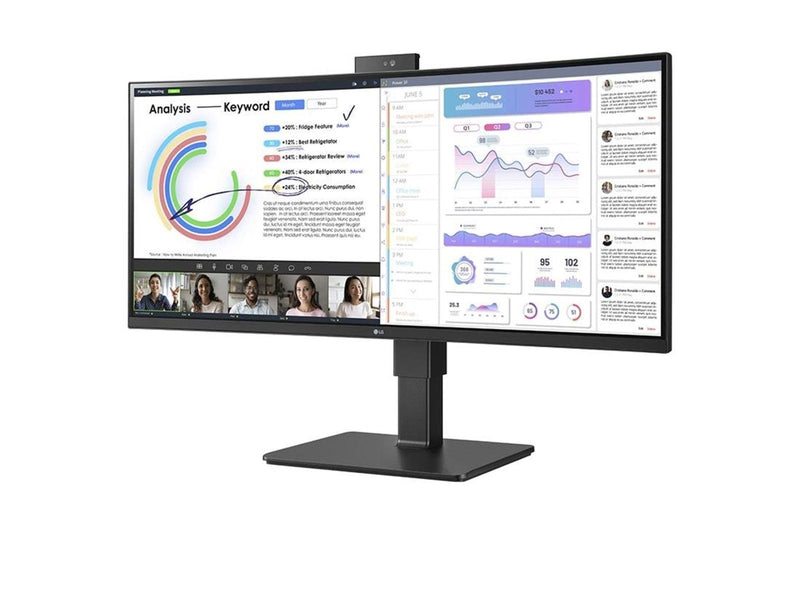 34" LG UltraWide 34BQ77QC-B - 3440x1440 - IPS - 90W USB-C