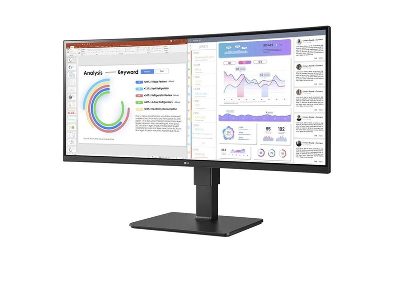 34" LG UltraWide 34BQ77QC-B - 3440x1440 - IPS - 90W USB-C