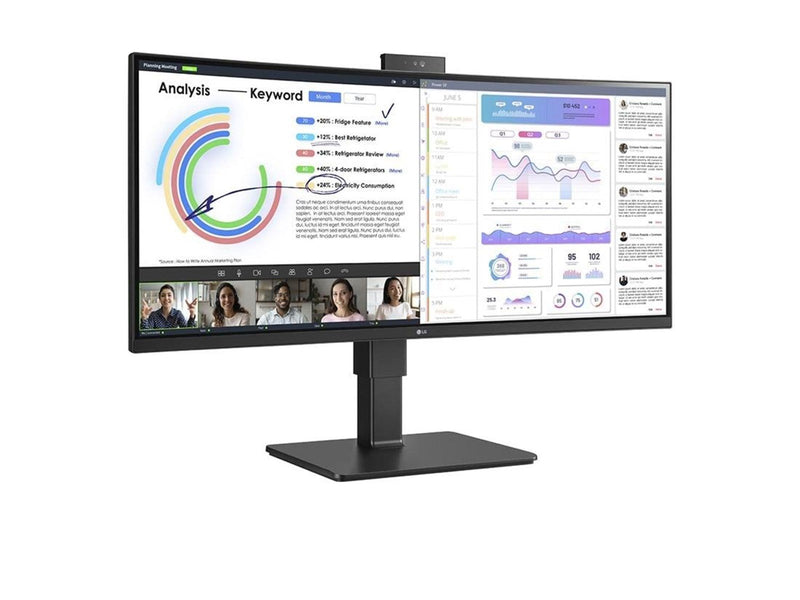 34" LG UltraWide 34BQ77QC-B - 3440x1440 - IPS - 90W USB-C
