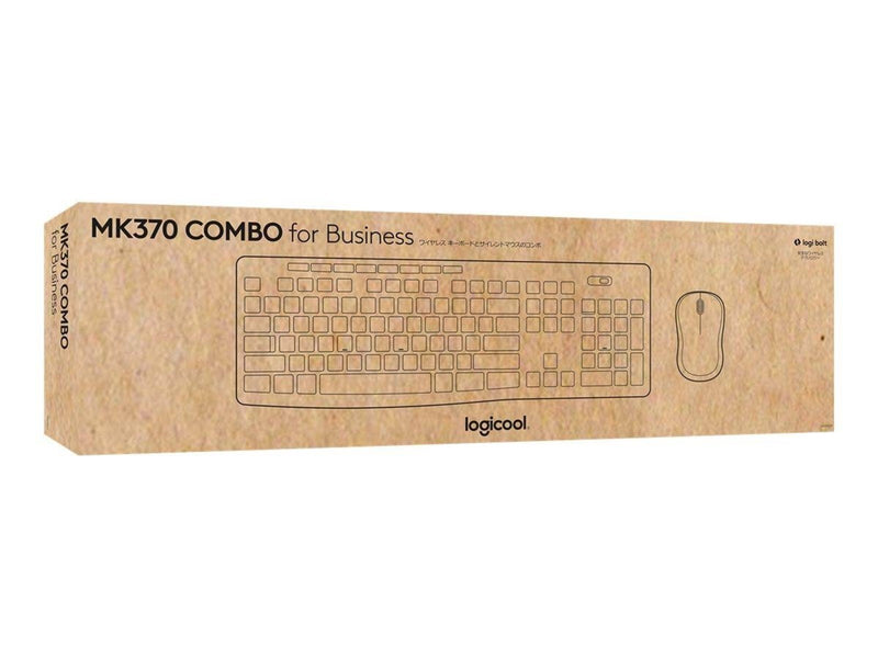 Logitech MK370 Combo for Business - Tastatur & Maus Set - Englisch - US - Schwarz