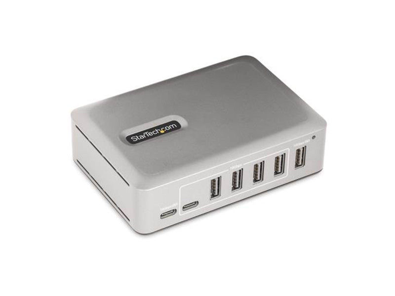 StarTech.com 7-Port USB-C Hub 5x USB-A + 2x USB-C Self-Powered w/ 65W Power Supply USB 3.1 10Gbps Hub w/ BC1.2 Charging USB-Hubs