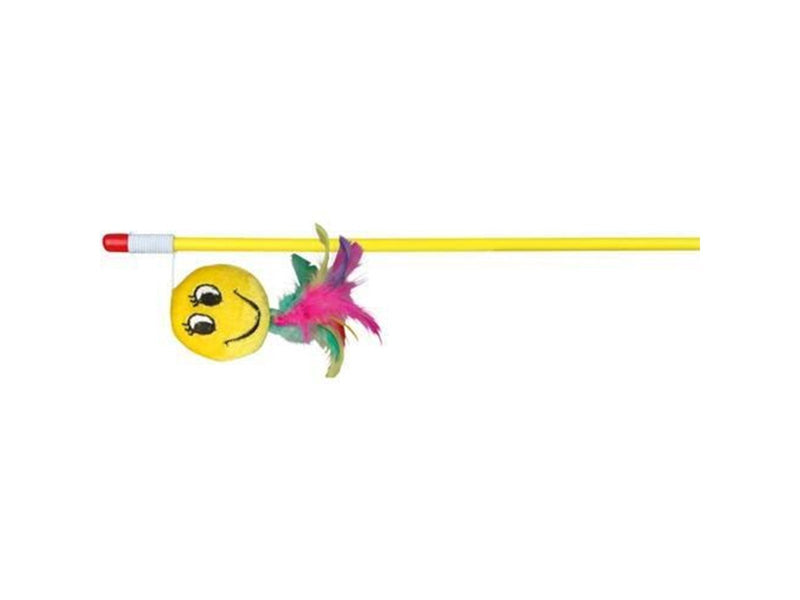 Trixie Playing Rod with Smiley 50cm assorted colours
