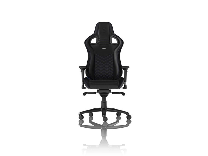 noblechairs EPIC Series - Black / Blue Gaming Stuhl - Schwarz / Blau - PU-Leder - Bis zu 120 kg