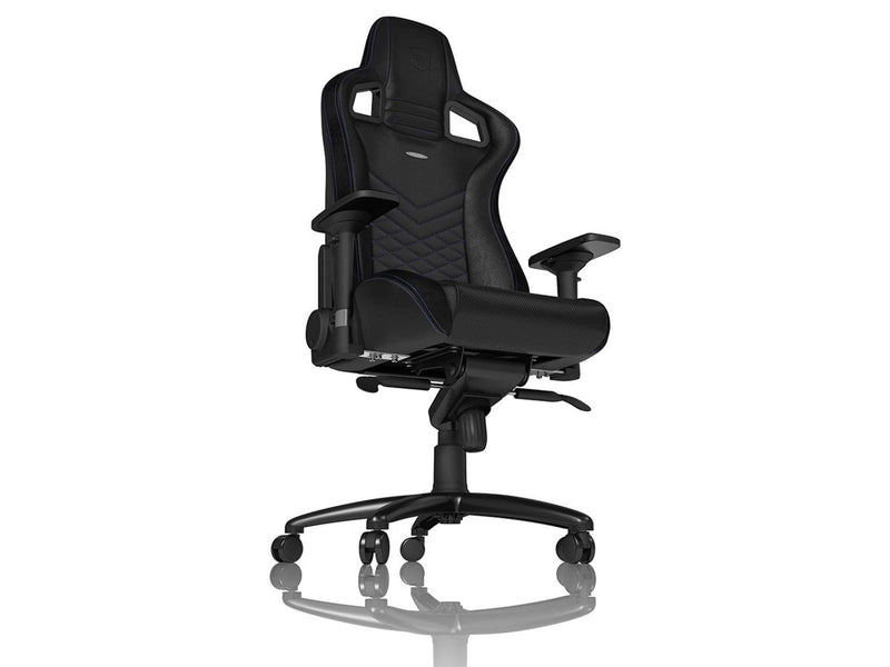noblechairs EPIC Series - Black / Blue Gaming Stuhl - Schwarz / Blau - PU-Leder - Bis zu 120 kg