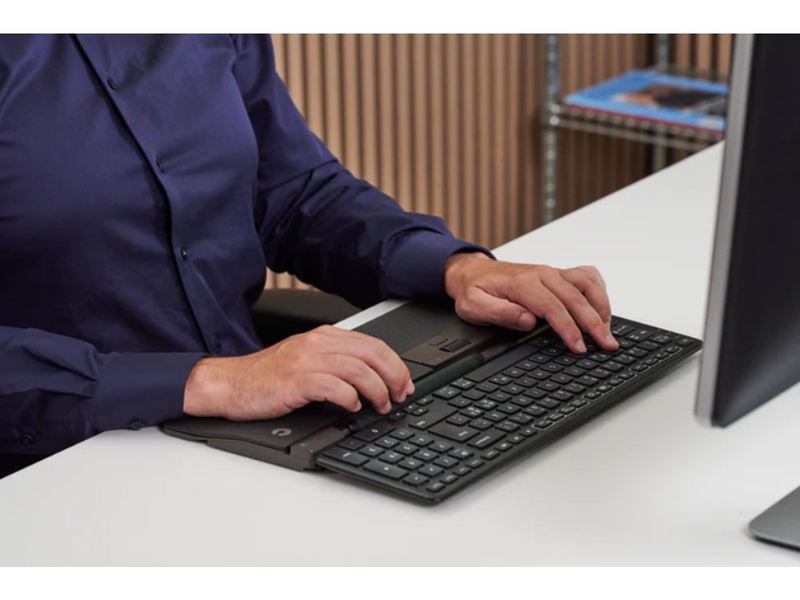 Contour RollerMouse PRO Vegan Leather Extended Wireless - Zentrales Zeigegerät (Grau)