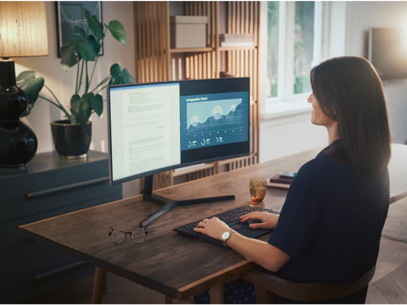 Contour RollerMouse PRO Vegan Leather Extended Wireless - Zentrales Zeigegerät (Grau)
