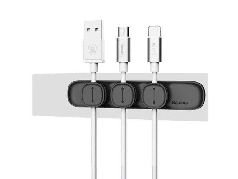 Baseus  Peas Magnetic Cable Clip Black