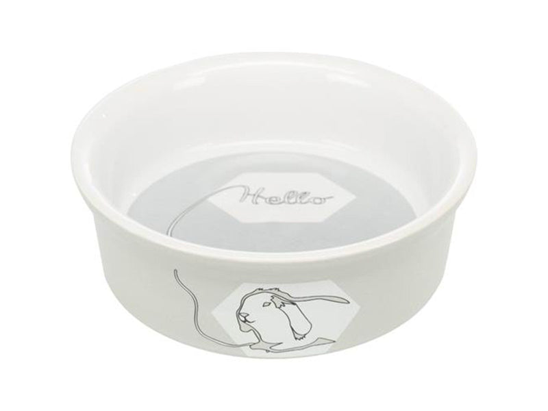 Trixie Ceramic Bowl rabbit 240 ml/ø 12 cm assorted colours