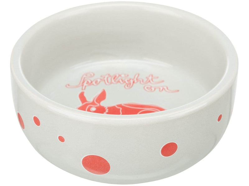 Trixie Ceramic Bowl rabbit 250 ml/ø 11 cm assorted colours